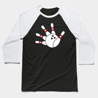 Hey Bowling! (Bowling hand) Baseball T-Shirt